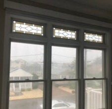 Stained Glass Sidelight or Transom - Contemporary Stained Glass