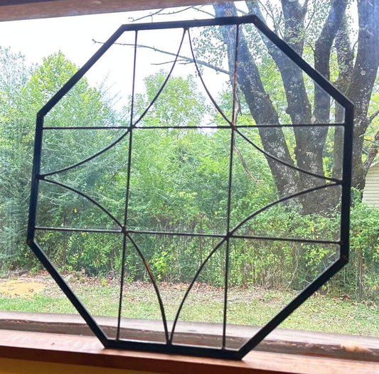 Stained Glass Octagon Hobbit Window