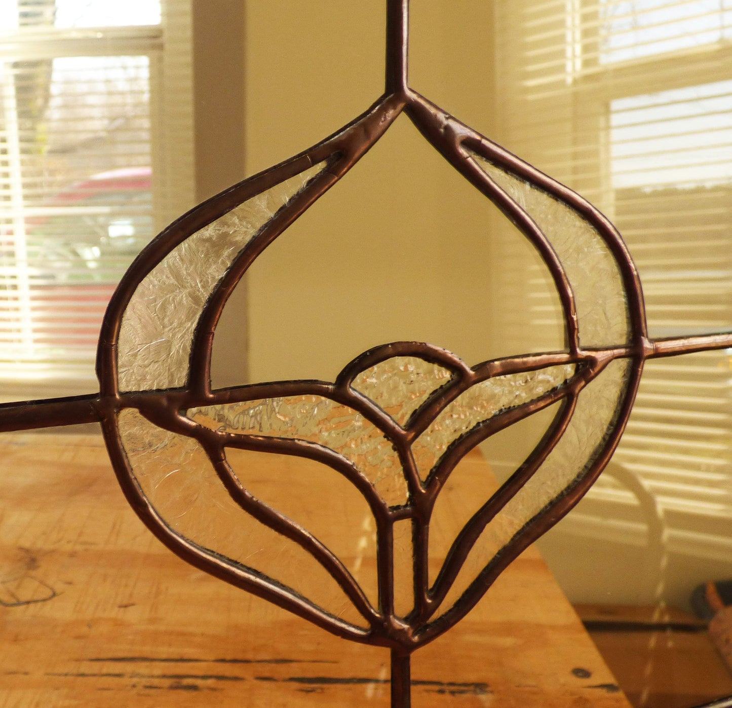 Victorian Style Transom or Sidelight - Vintage Lilly Transom