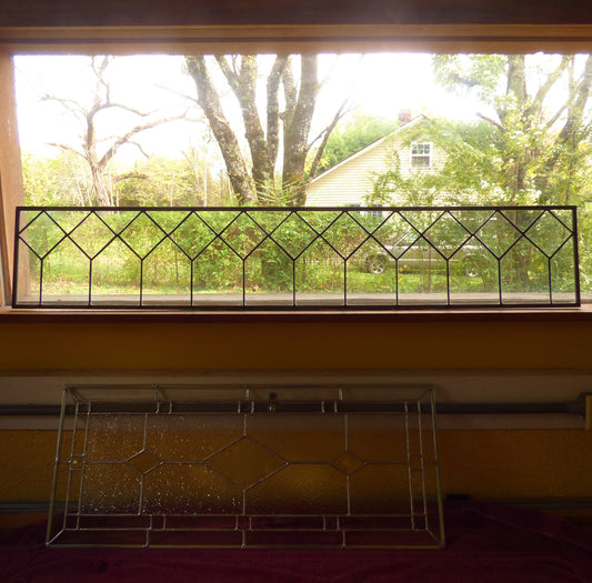 Stained Glass Transom - House Trellis Transom