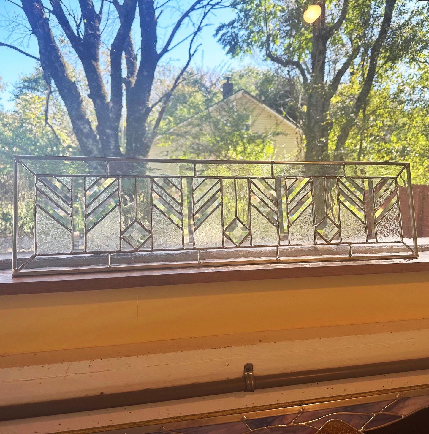 Stained Glass Transom - Wheat Transom