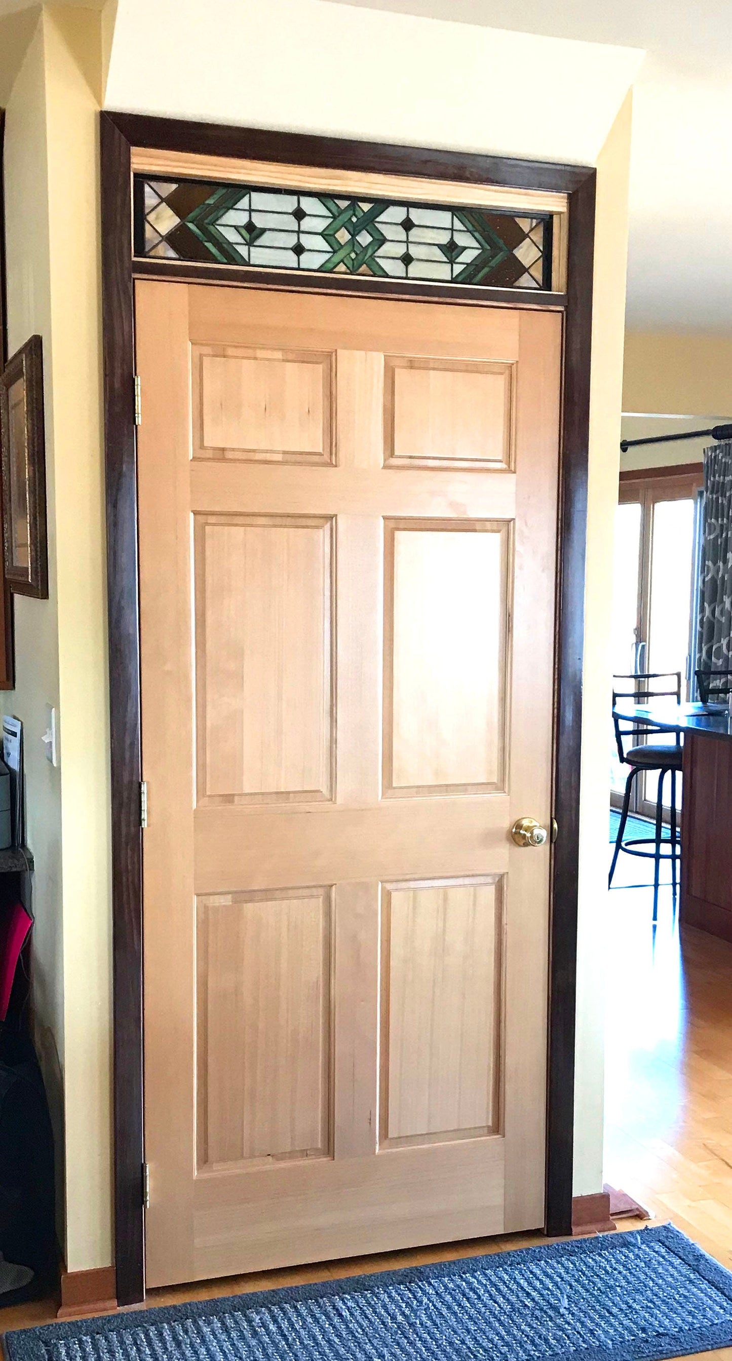 Stained Glass Sidelight or Transom - Prairie