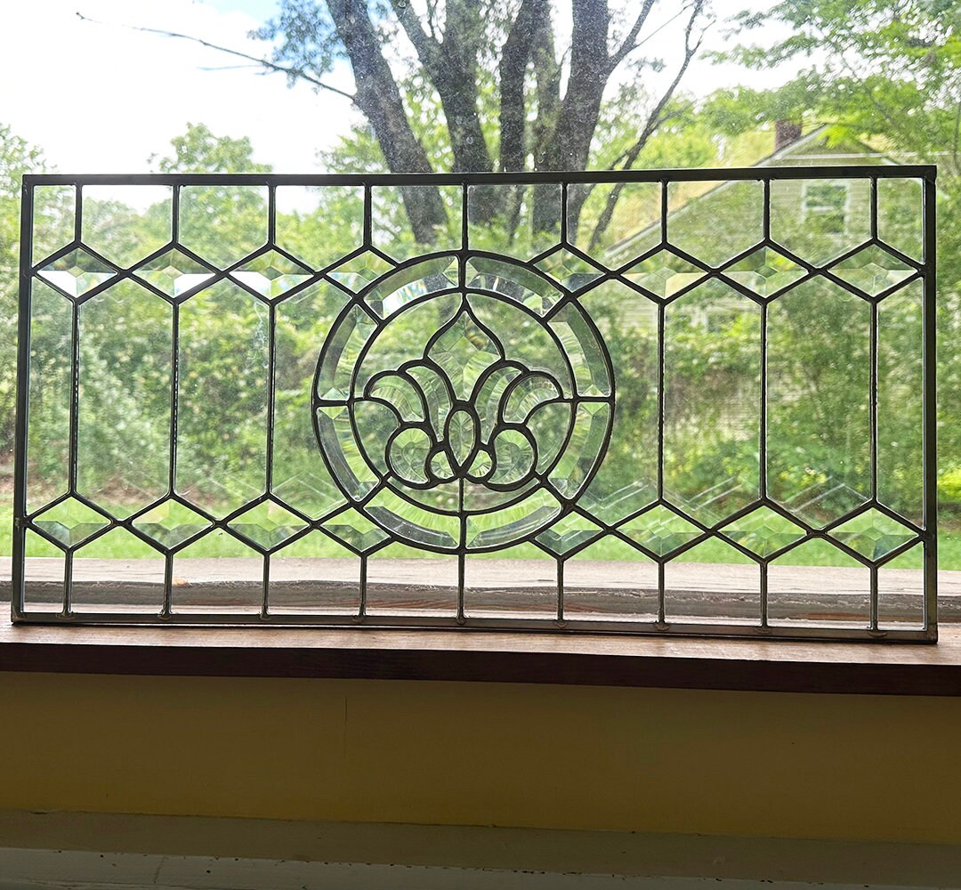Stained Glass Sidelight or Transom - Medallion