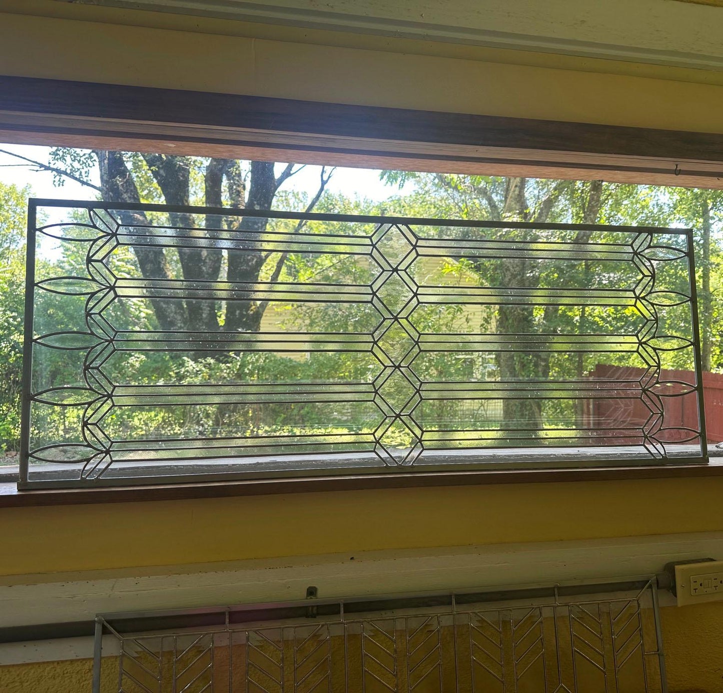 Stained Glass Transom, Sidelight, Window or Cabinet