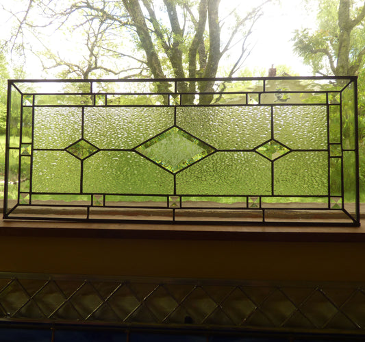 Stained Glass Sidelight or Transom  - Contemporary Panel