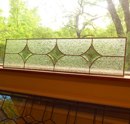 Stained Glass Panel - Star 2 Stained Glass Sidelight / Transom