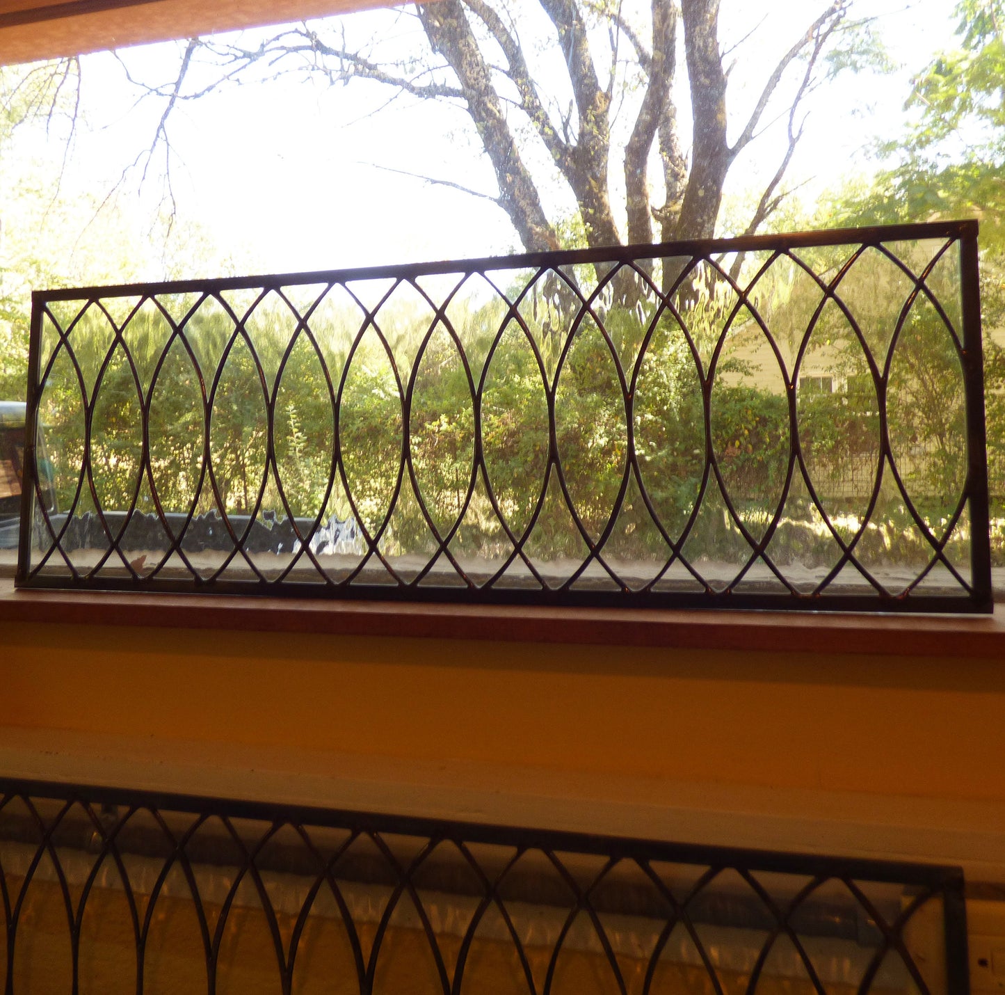 Stained Glass Transom or Sidelight - The Moroccan Panel