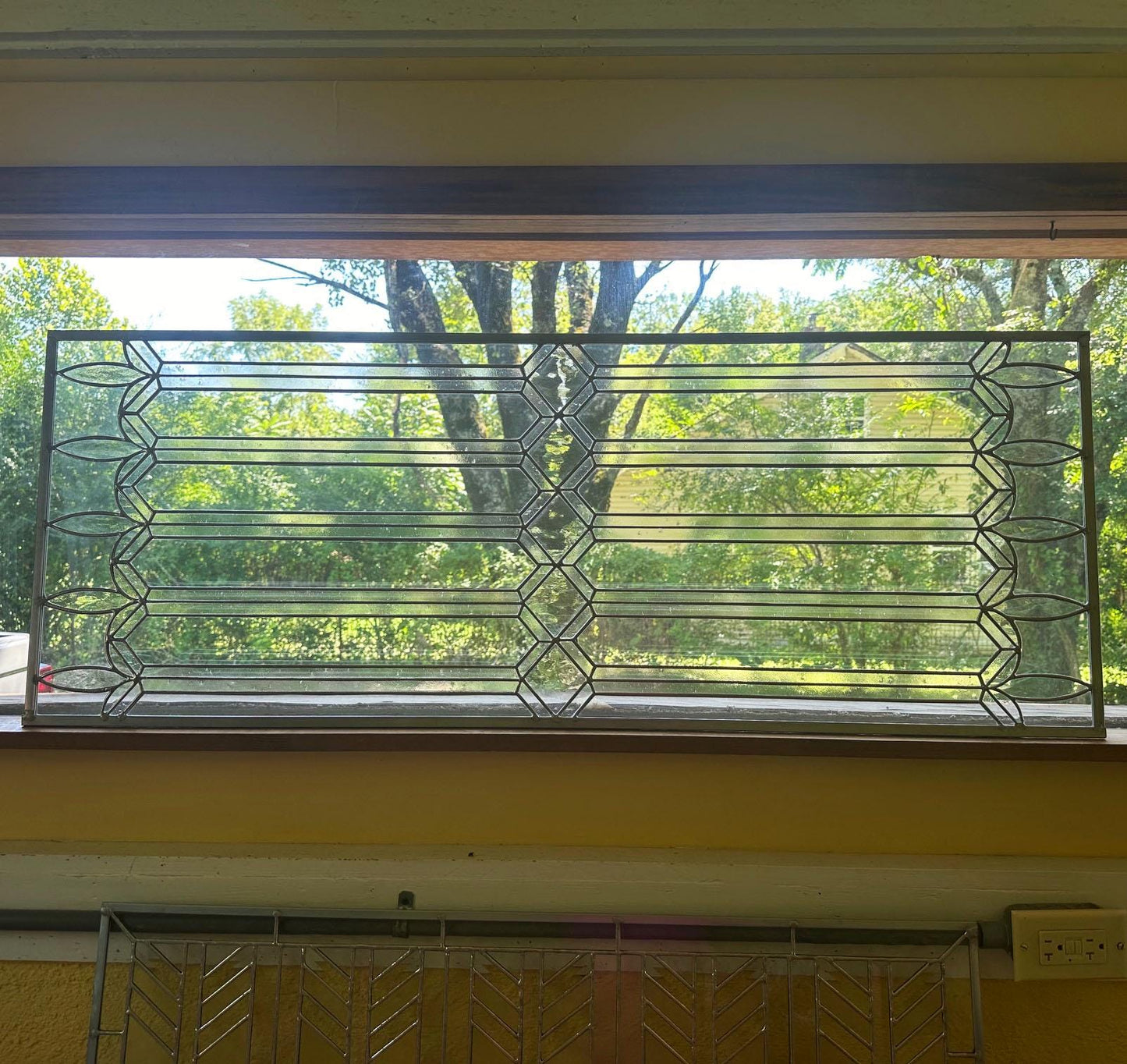 Stained Glass Transom, Sidelight, Window or Cabinet