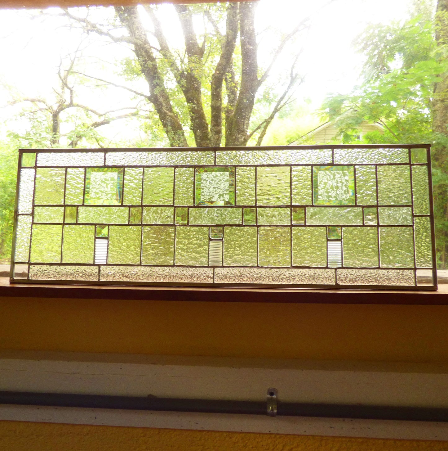 Stained Glass Transom or Sidelight - Mission