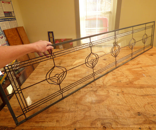 Victorian Style Transom or Sidelight - Vintage Lilly Transom
