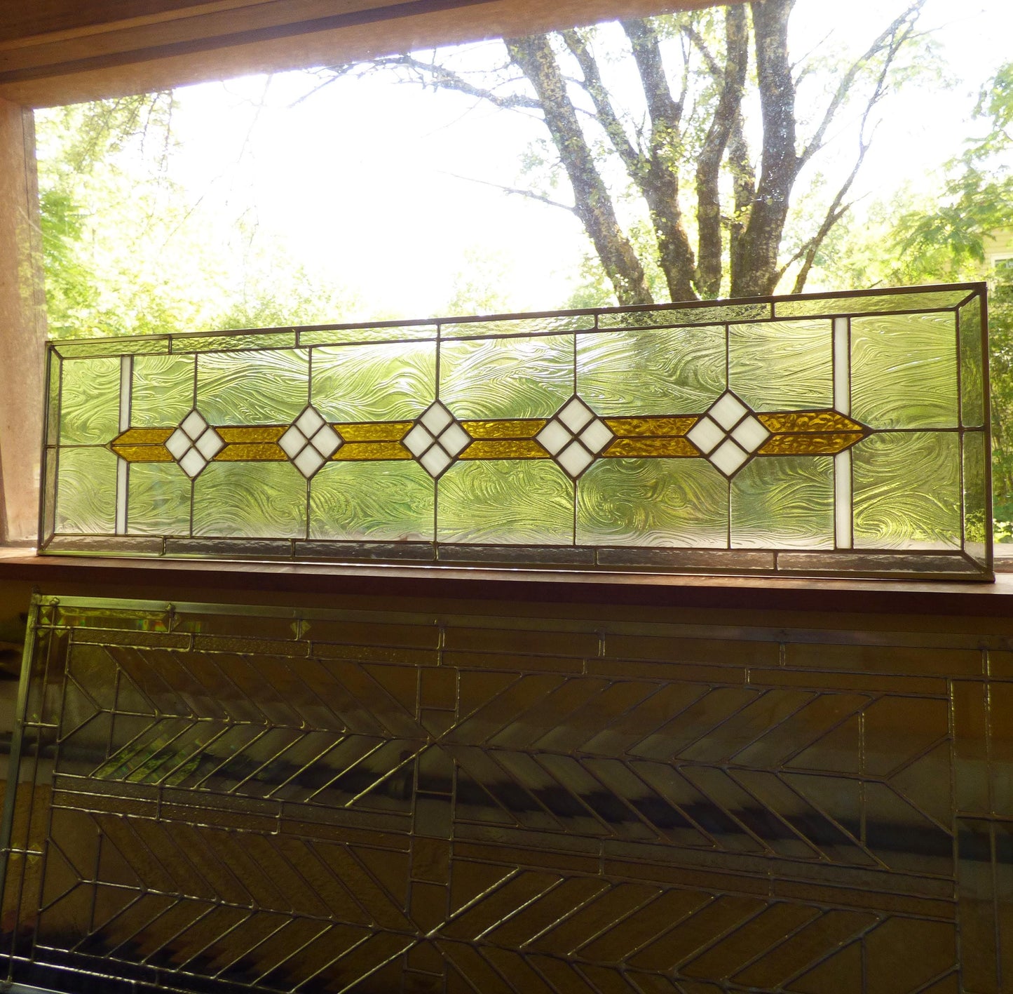 Old Victorian Sidelight or Transom