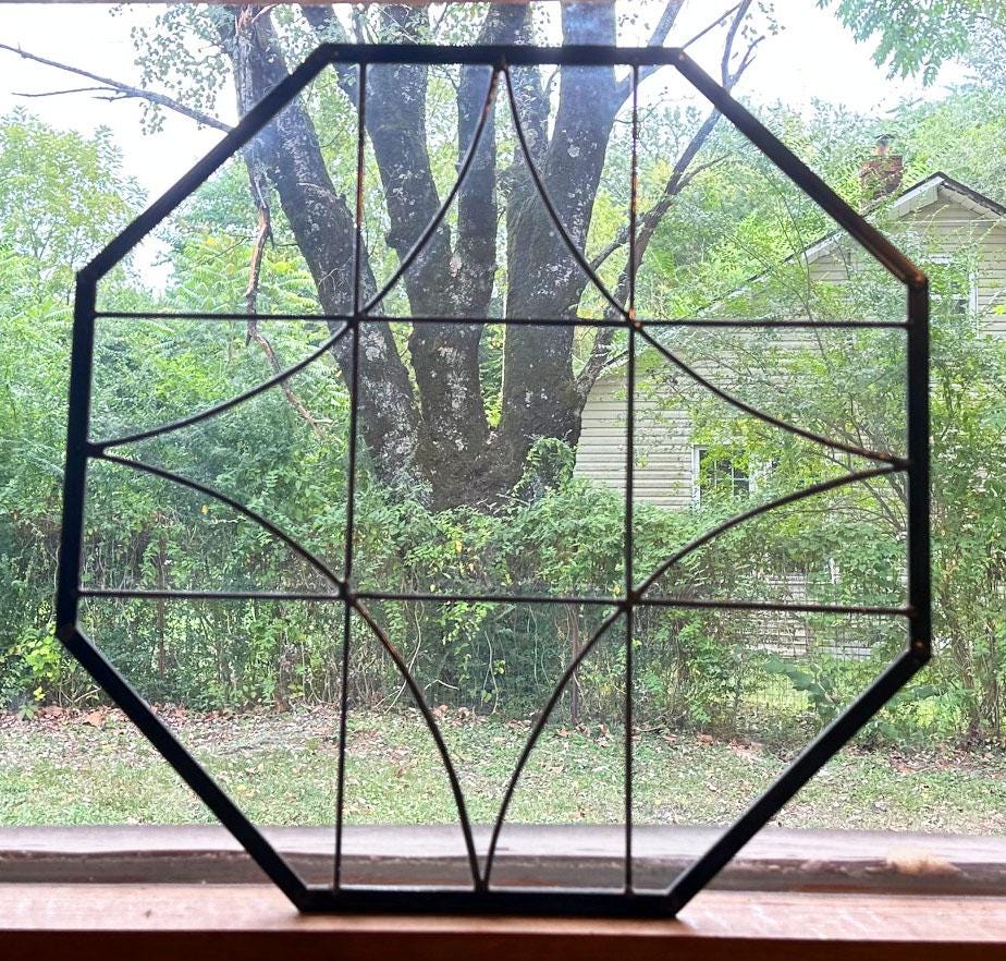 Stained Glass Octagon Hobbit Window