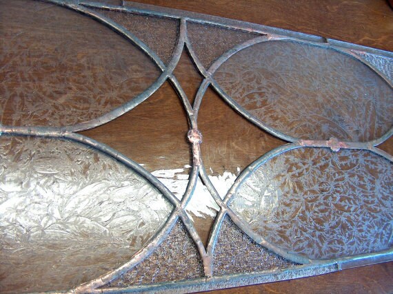 Stained Glass Sidelight or Transom - Vintage - Old World Charm