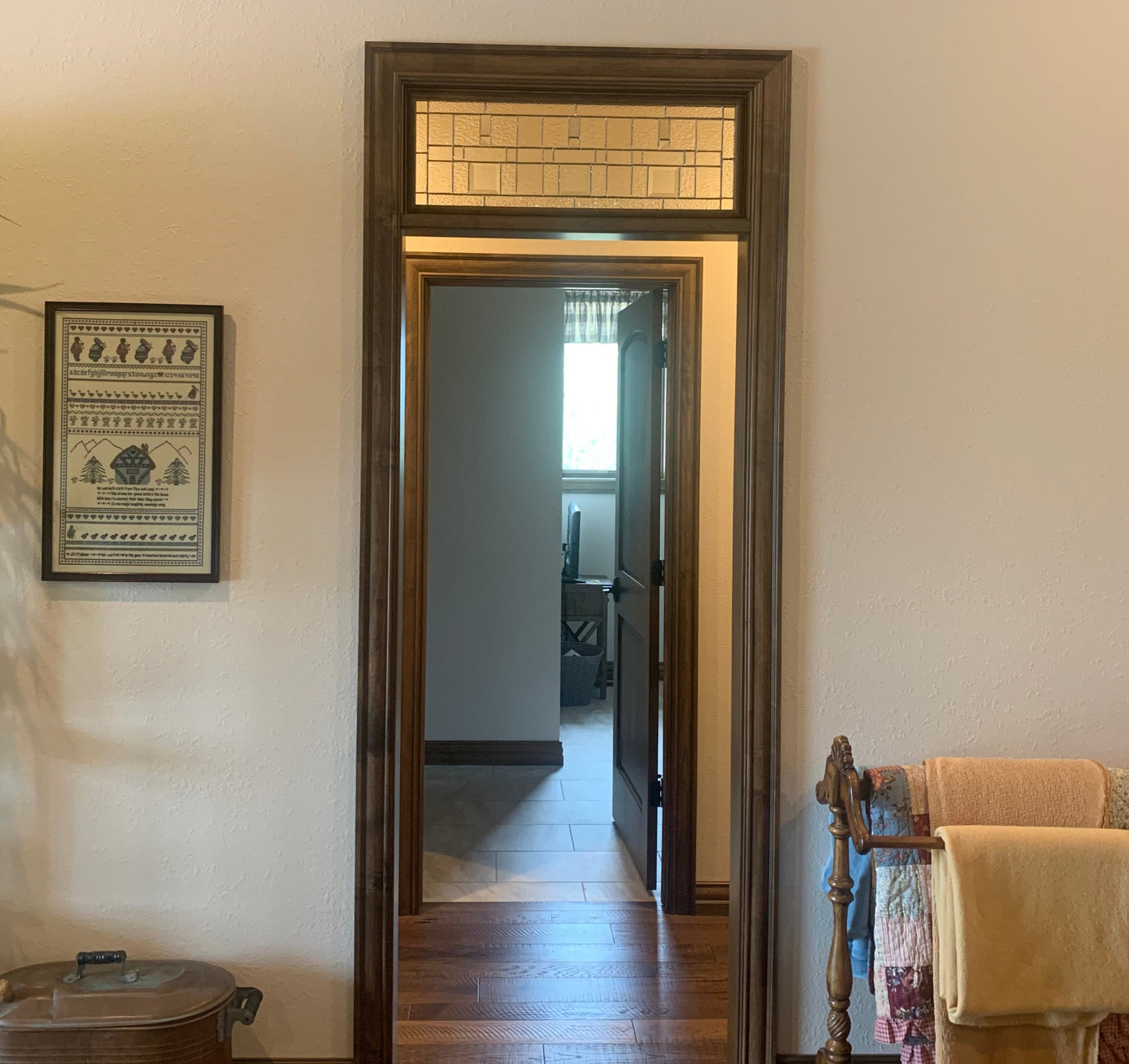 Stained Glass Transom or Sidelight - Mission