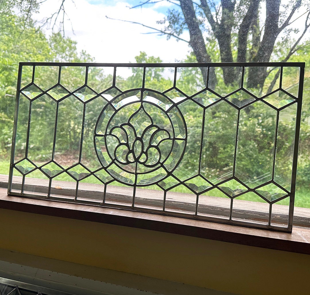 Stained Glass Sidelight or Transom - Medallion