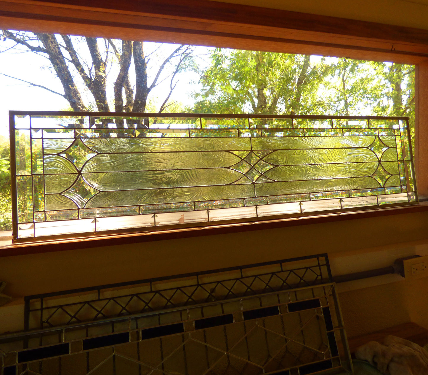 Stained Glass Sidelight or Transom - Stargazer