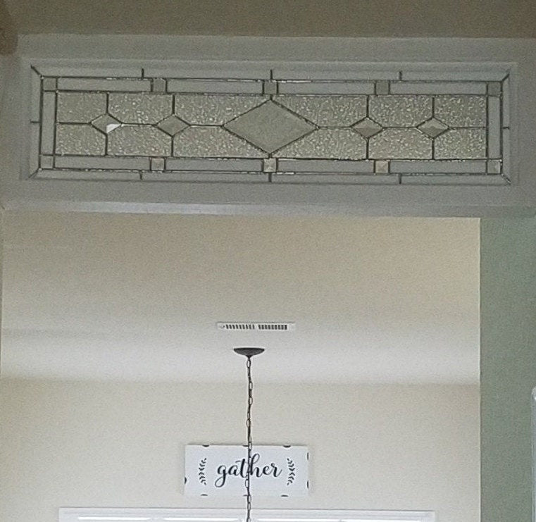 Stained Glass Sidelight or Transom - Contemporary Stained Glass
