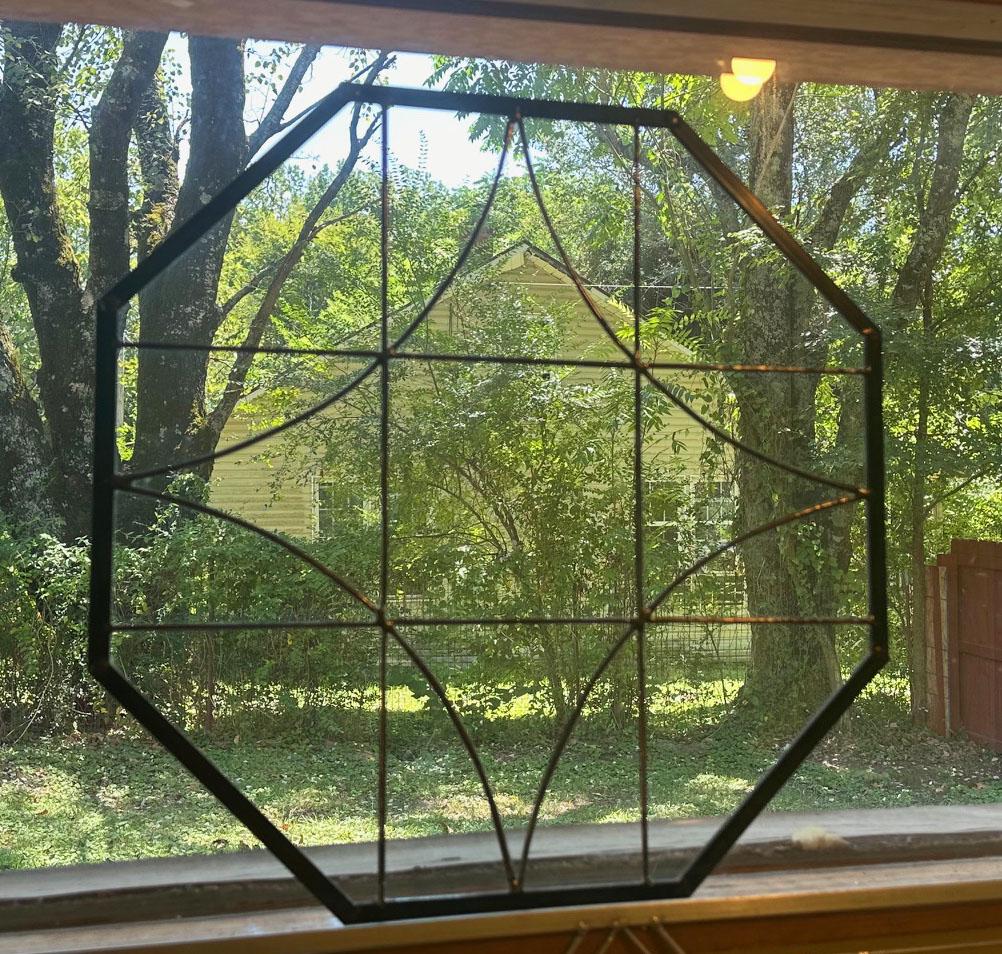 Stained Glass Octagon Hobbit Window