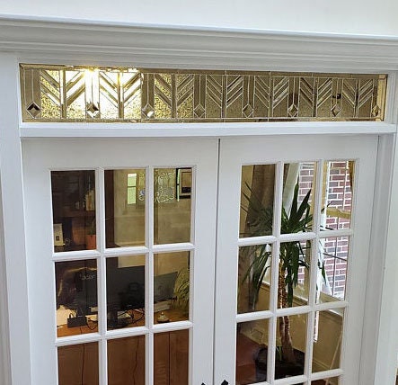 Stained Glass Transom - Wheat Transom