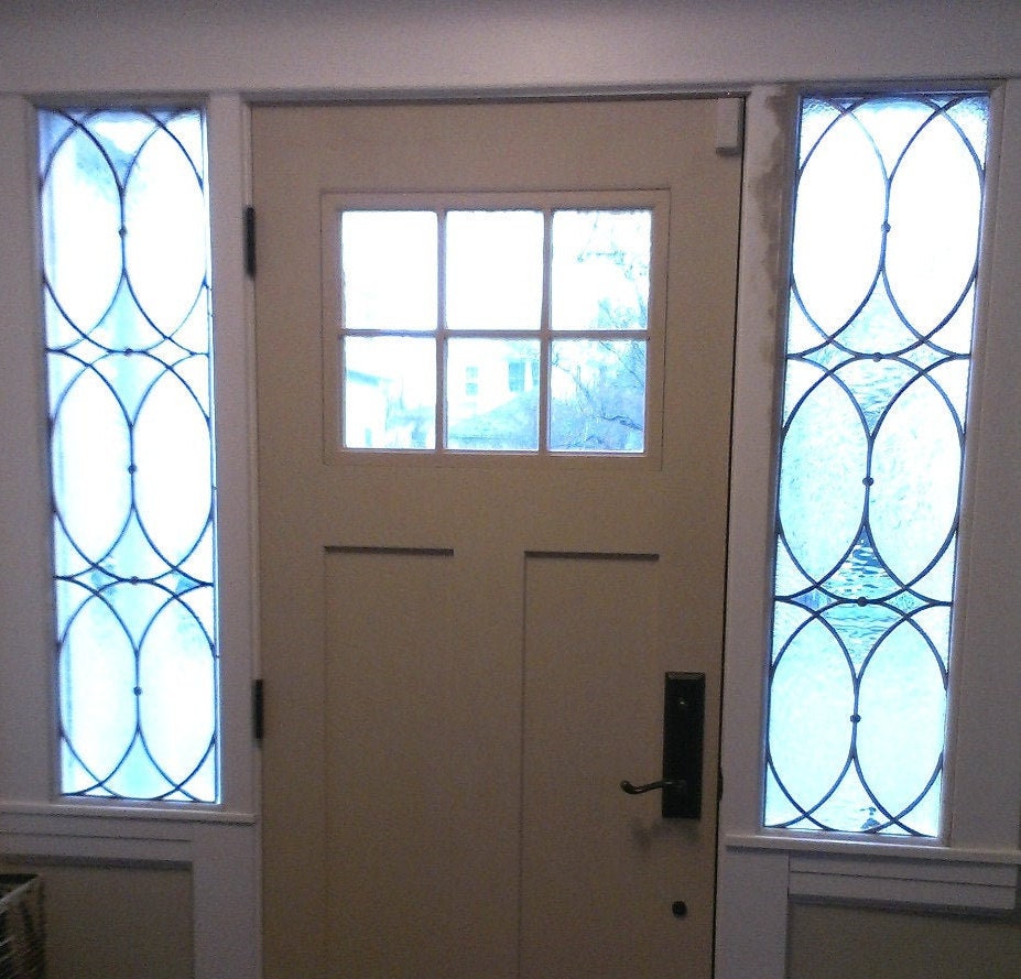 Stained Glass Sidelight or Transom - Vintage - Old World Charm
