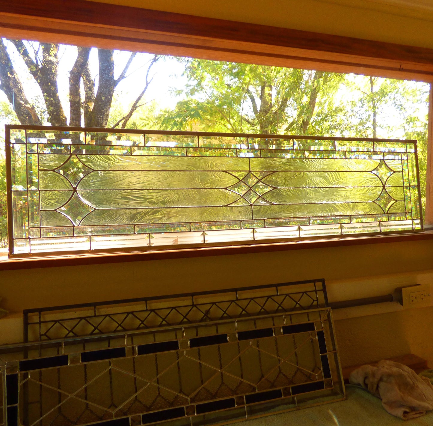 Stained Glass Sidelight or Transom - Stargazer