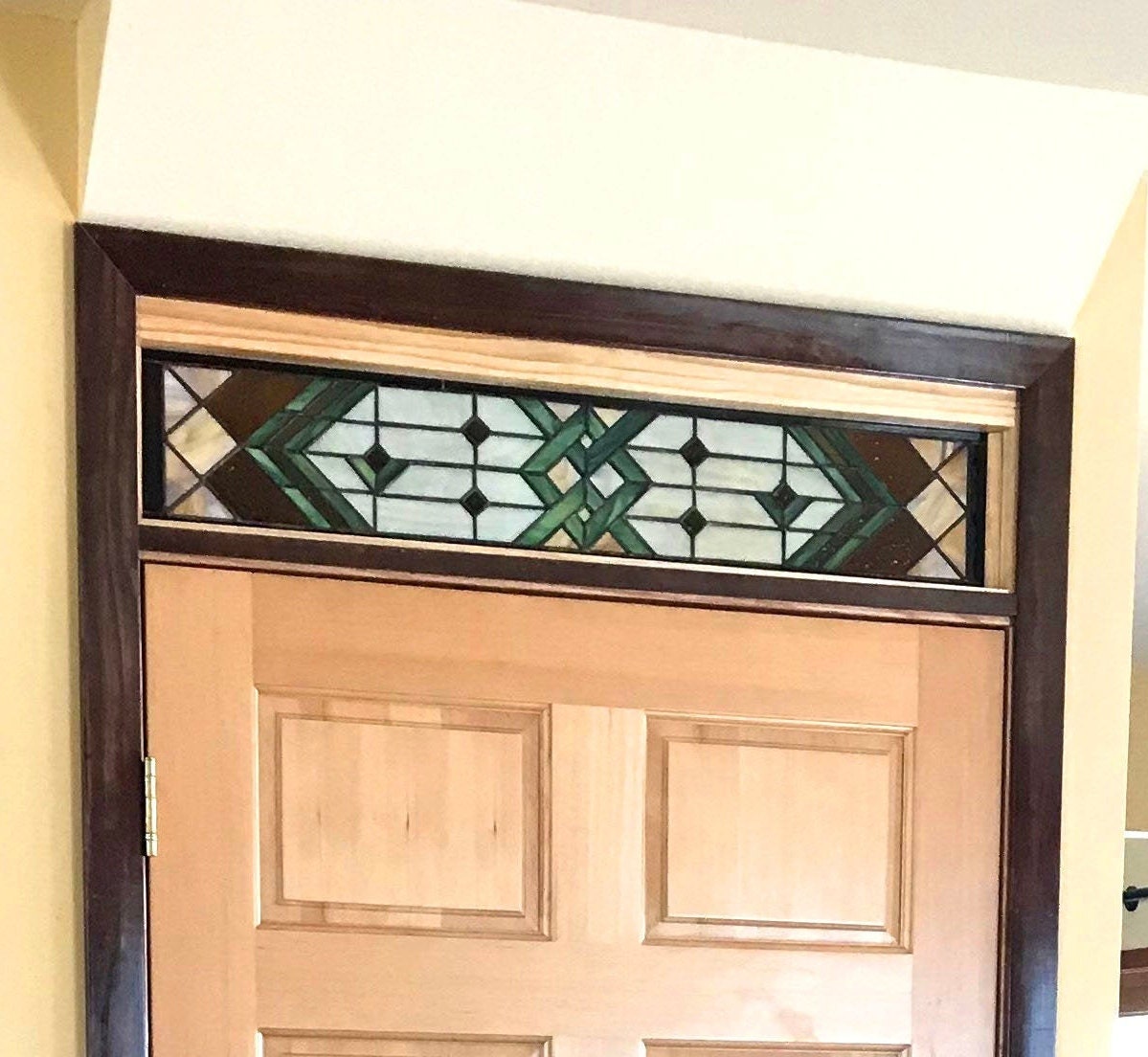 Stained Glass Transom or Sidelight - Prairie