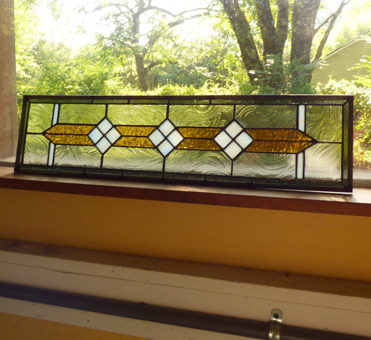 Old Victorian Style Transom or Sidelight