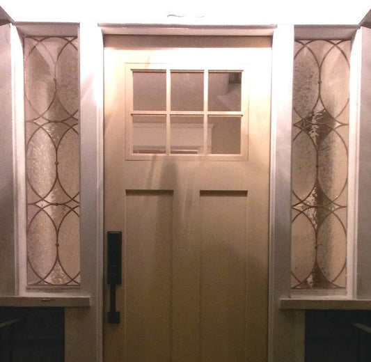 Stained Glass Sidelight or Transom - Vintage - Old World Charm