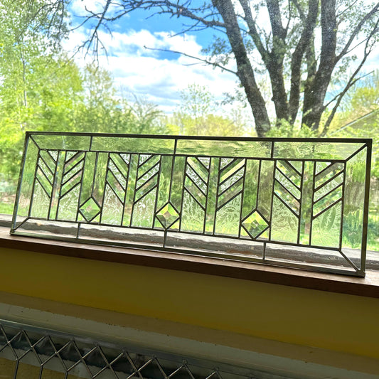 Stained Glass Transom - Wheat Transom