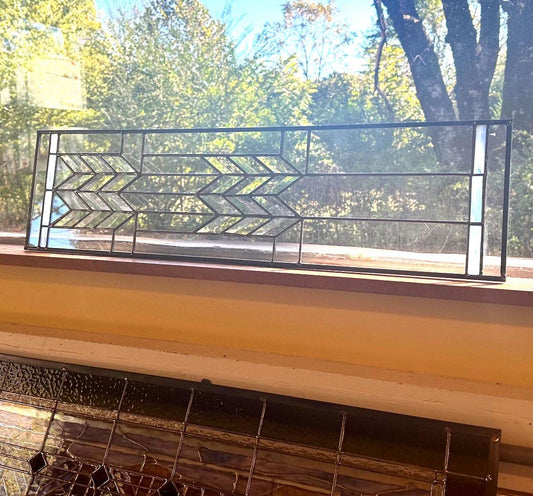 Stained Glass Sidelight or Transom - Southwest Style