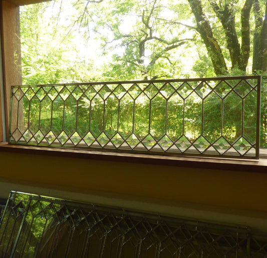 Stained Glass Transom- Trellis Transom 1 1/2"