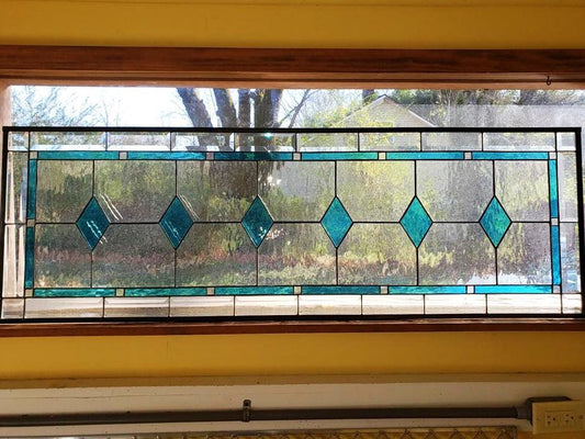 Stained Glass Sidelight or Transom - Contemporary Stained Glass