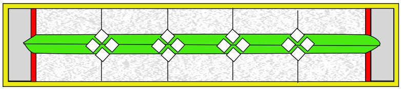 Stained Glass Transom or Sidelight - Victorian Sidelight / Transom