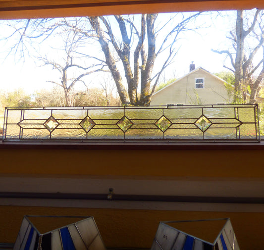 Victorian Style Sidelight or Transom Clear Textured