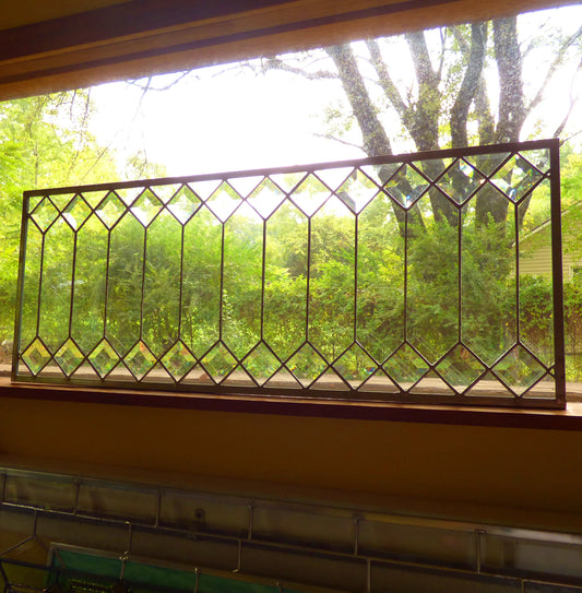 Stained Glass Transom - Trellis Transom 2"