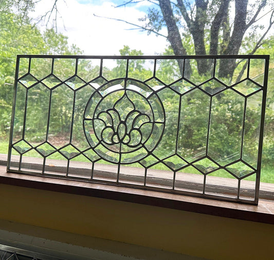 Stained Glass Sidelight or Transom - Medallion