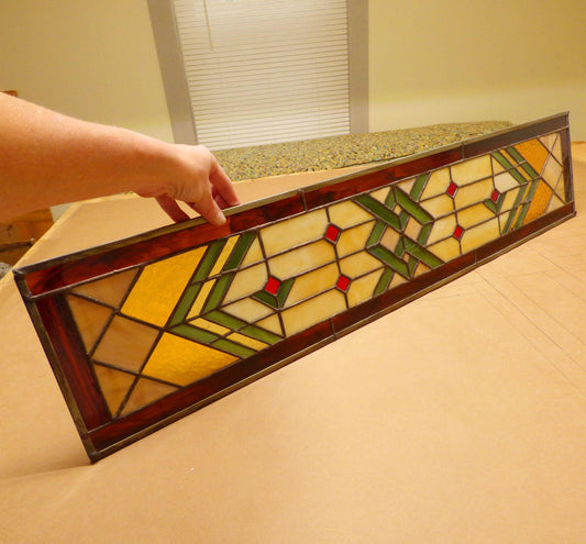 Stained Glass Sidelight or Transom - Prairie