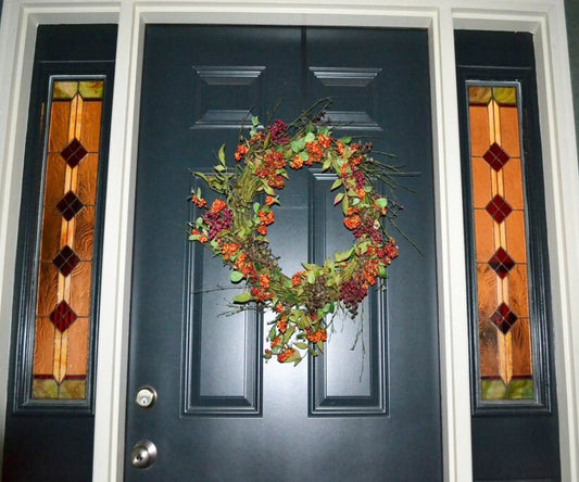 Old Victorian Style Sidelight or Transom