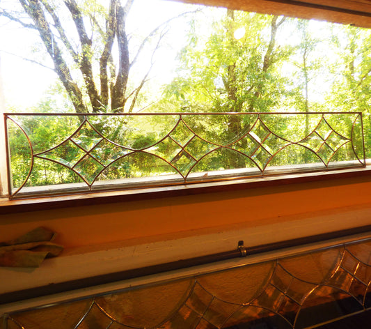 Stained Glass Sidelight or Transom - Star Bright Sidelight / Transom